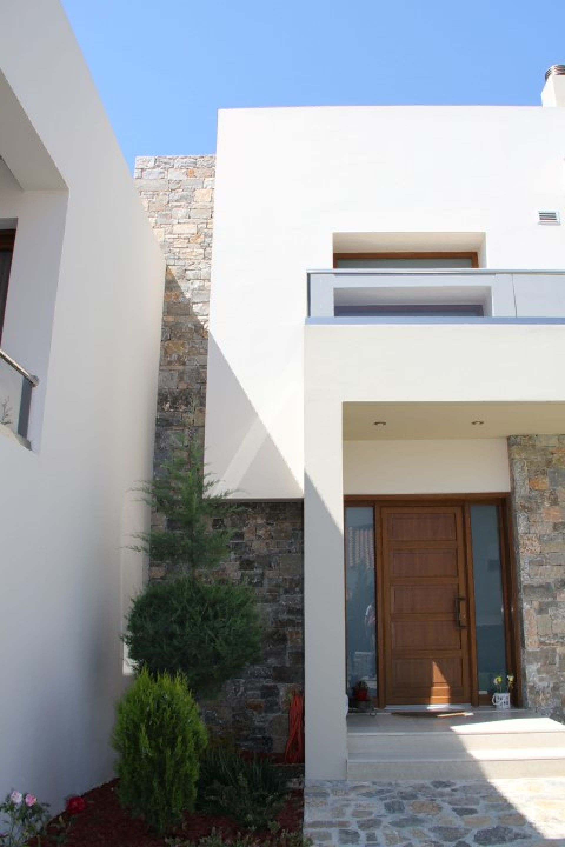 Two-story house with basement