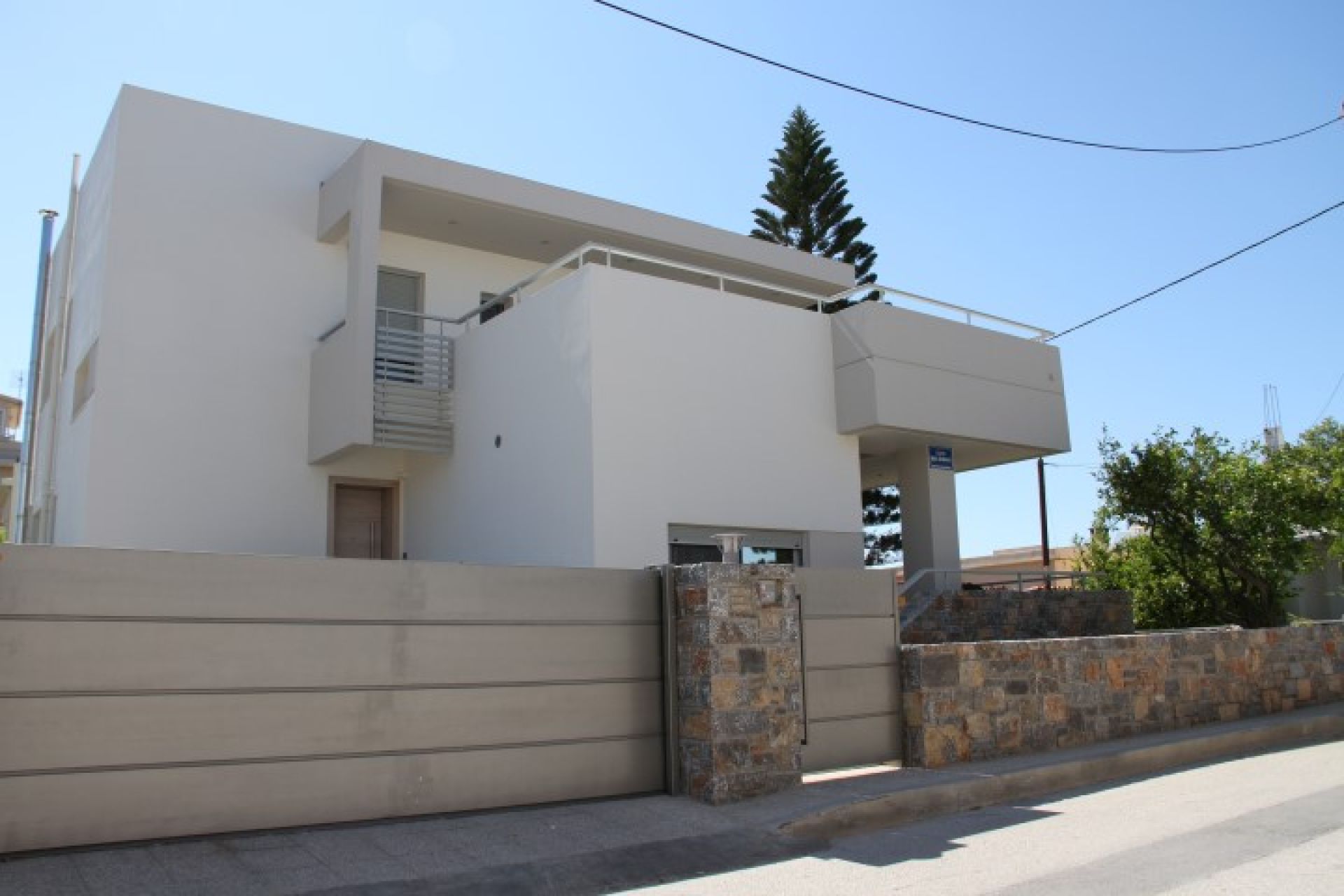 Two-story house with basement