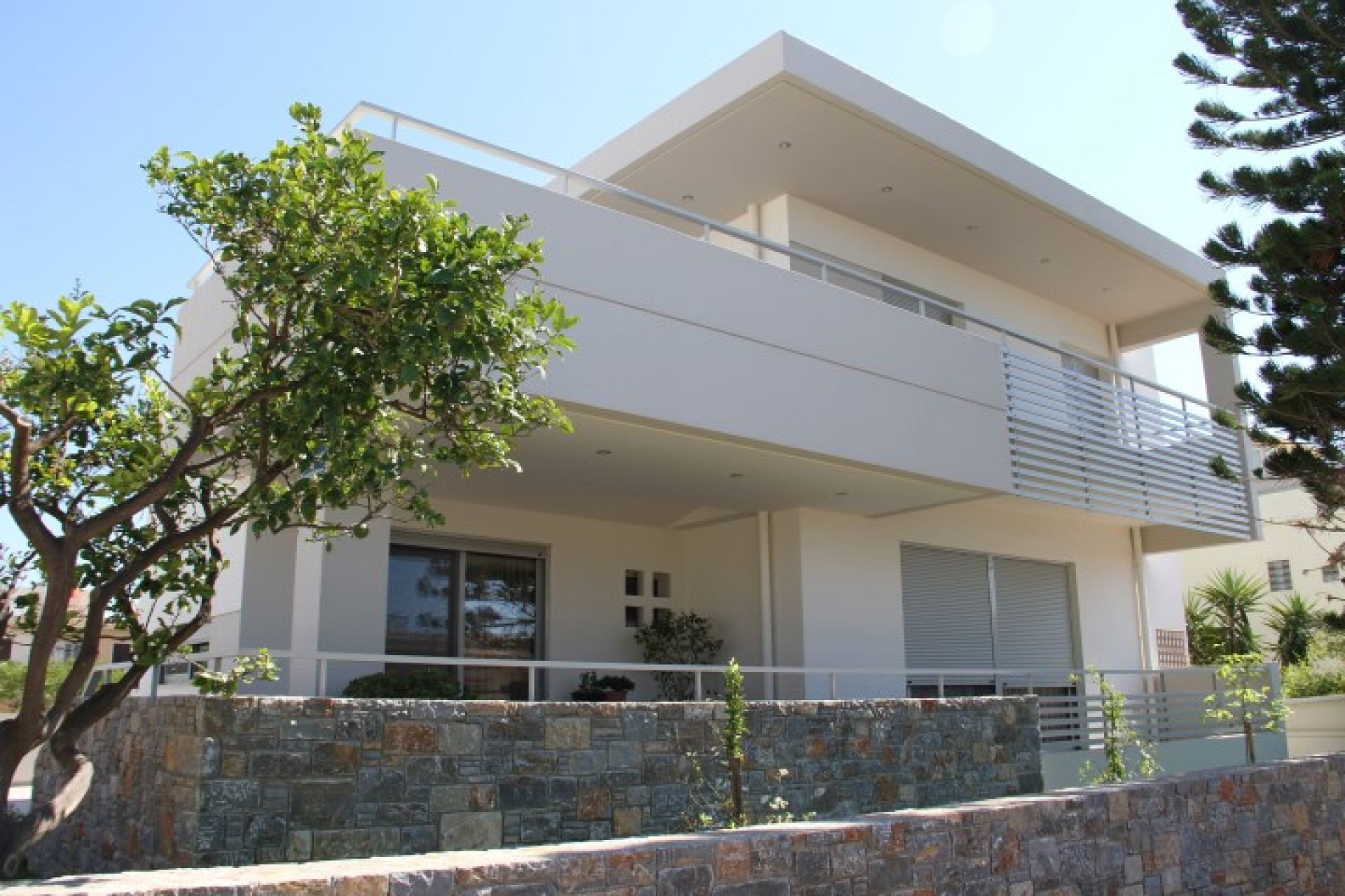 Two-story house with basement