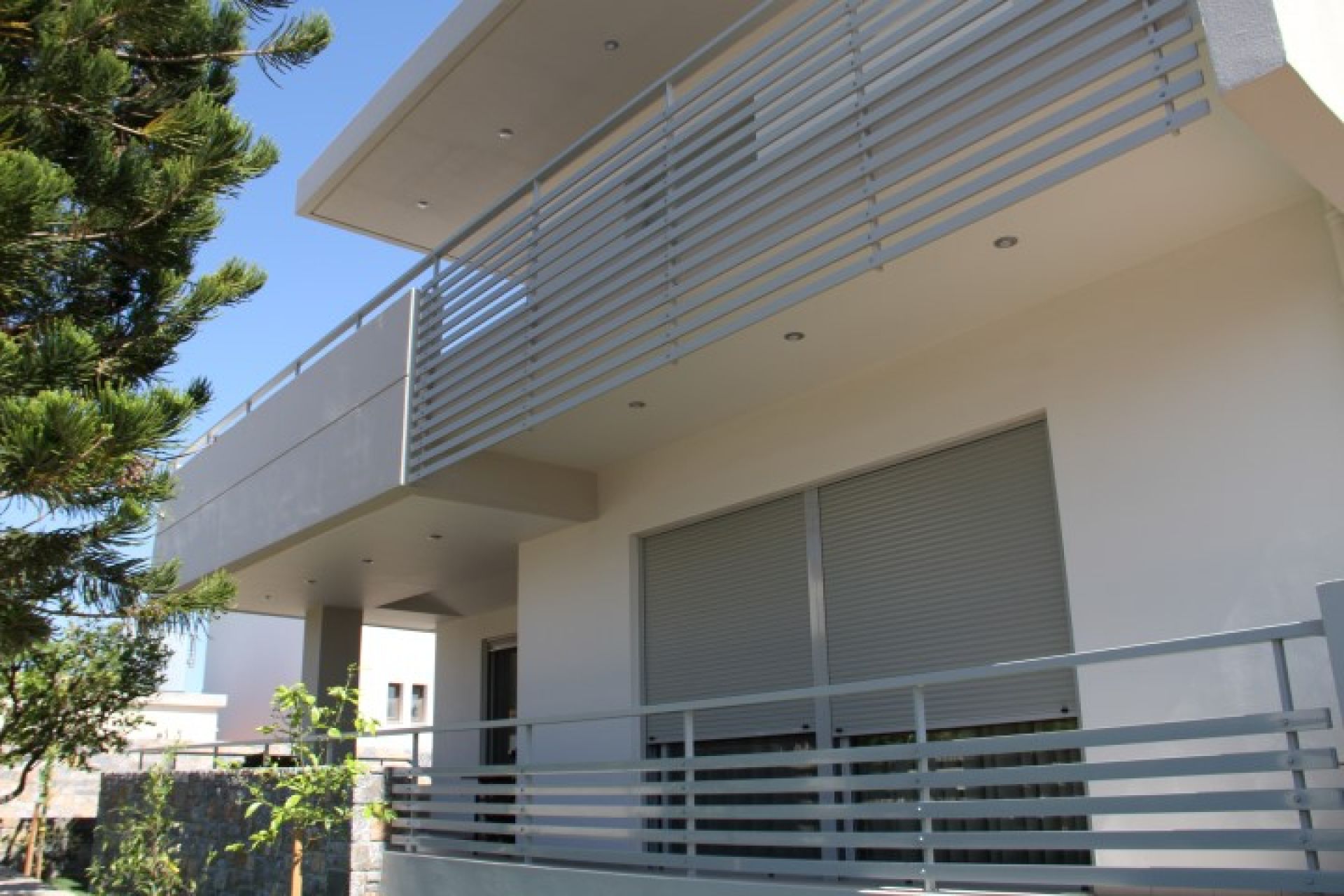 Two-story house with basement